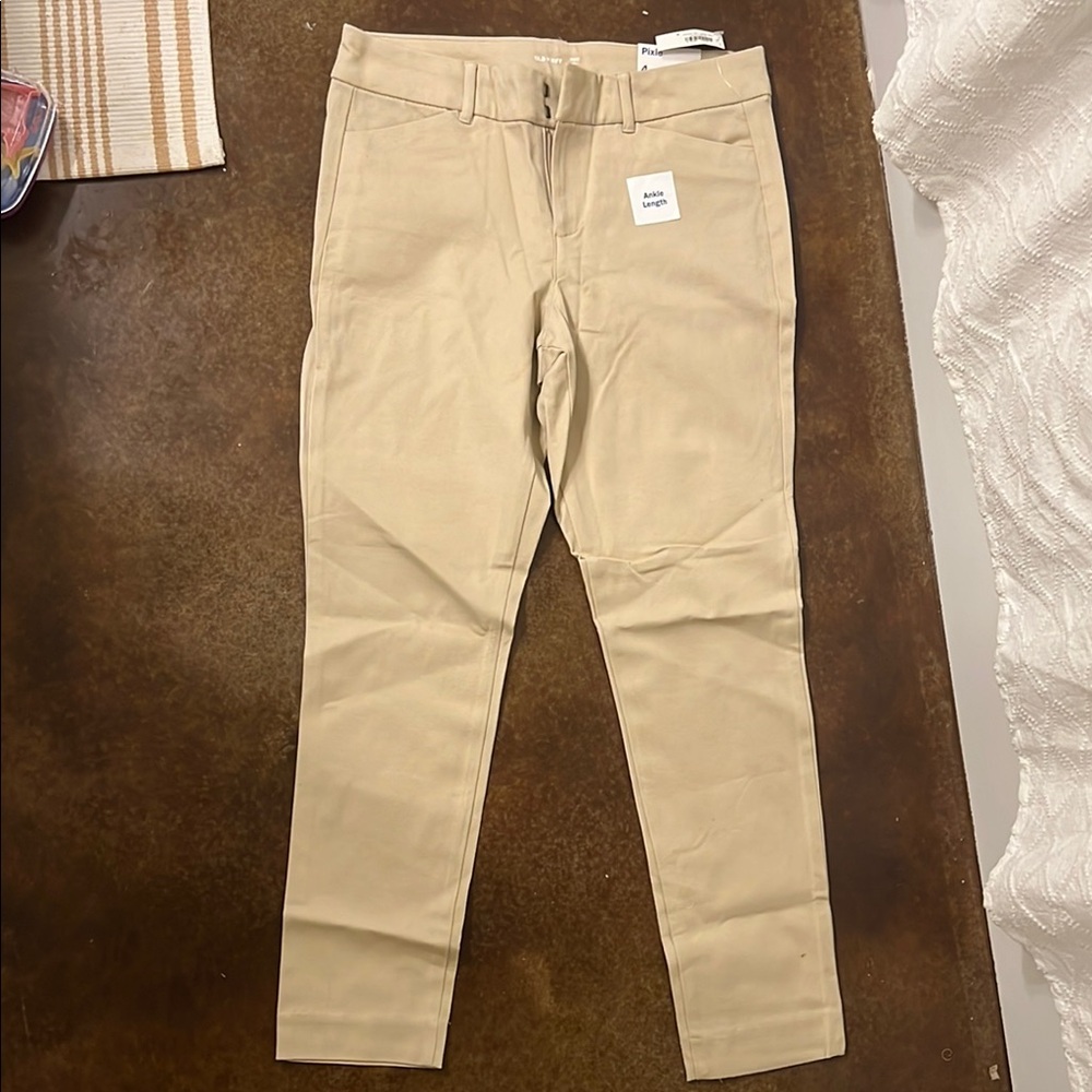 Women’s pixie ankle Tan Pants